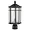 Nuvo Raiden Outdoor Post Lantern 1 Light Matte Black Finish 60/5758 - alternate 3